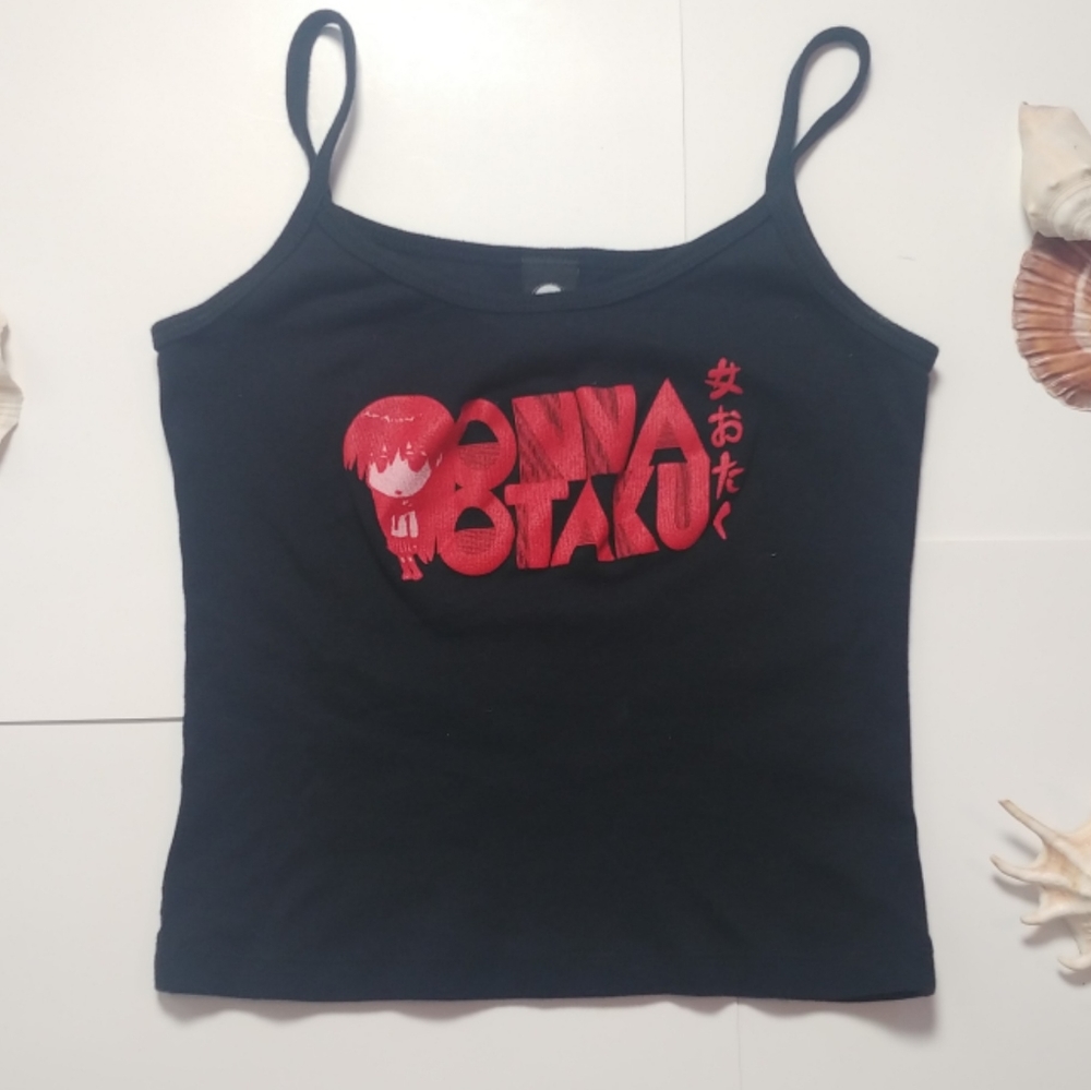 J!NX Onna Otaku anime geek girl tank top worn once